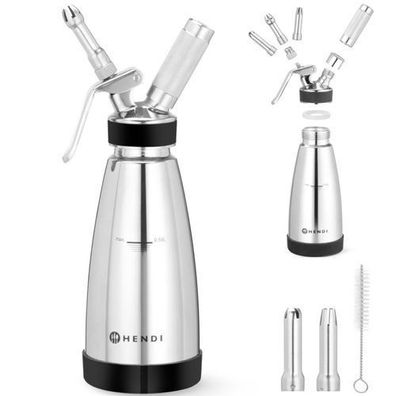 Thermosiphon für heiße und kalte Saucen, 3 Düsen, 0,5 l, Durchmesser 95 x 275 mm