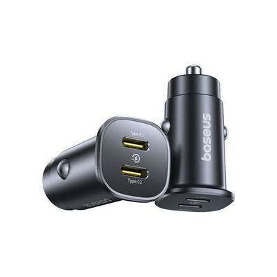 Kfz-Ladegerät 2 x USB-C 30W - schwarz
