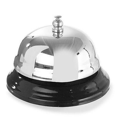 Hotel-Rezeptionsglocke, Stahl, Durchmesser 85 mm - Hendi 595008