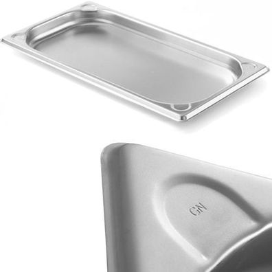 Kitchen Line GN 1/3 Stahlbehälter, Höhe 40 mm - Hendi 806418