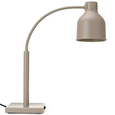 Flexible Tischleuchte zum Erwärmen von Speisen, 250 W - beige