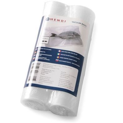 Gerändelte Vakuumbeutel für Streifenschweißgeräte 200 x 6000 mm, 2 Rollen