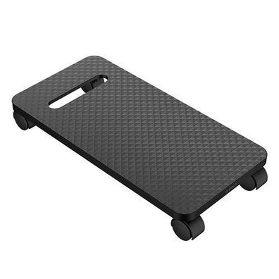 CPB1 Computerregal mit Rollen - schwarz