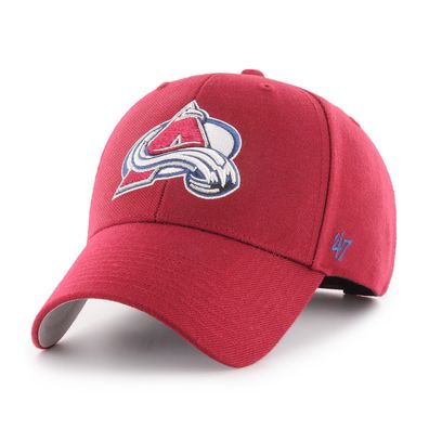 NHL Colorado Avalanche Cap Basecap Baseballcap MVP burgund Logo Kappe 191119353818