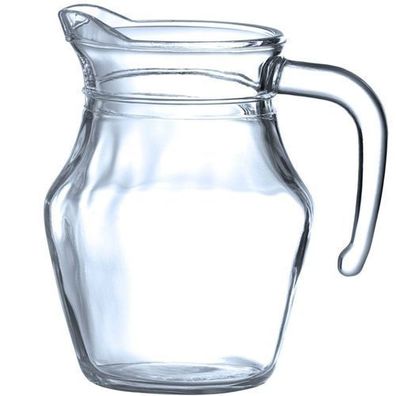 Glaskrug für Wasser, Säfte, Getränke 0,5 l