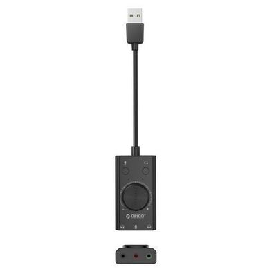 SC2 externe Multifunktions-USB-A-Soundkarte - schwarz