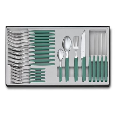 Modern, Besteckset (Tomatenmesser), 24tlg, 11cm, sage