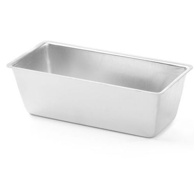 Rechteckige Kuchenform 18x8x6cm Aluminium - Hendi 682104