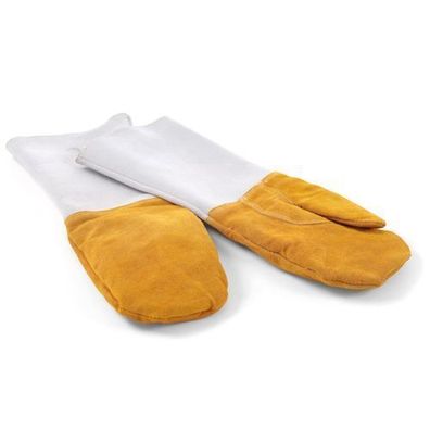 Thermische Schutzhandschuhe aus Leder für die Küche, 2 Stück