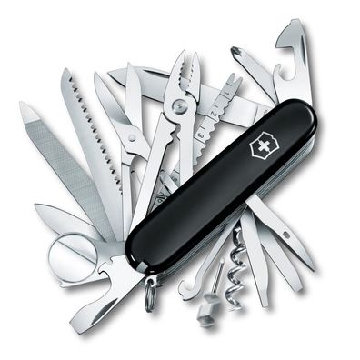 Swiss Champ, 91 mm black, Blister