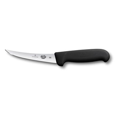 Fibrox, Ausbeinmesser, 12cm, gerade, schwarz, Blister