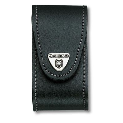 Gürteletui Leder, schwarz, Blister