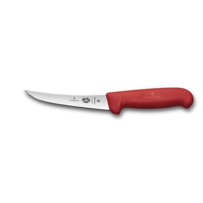 Fibrox, Ausbeinmesser, 12cm, gerade, flexibel, rot, Blister