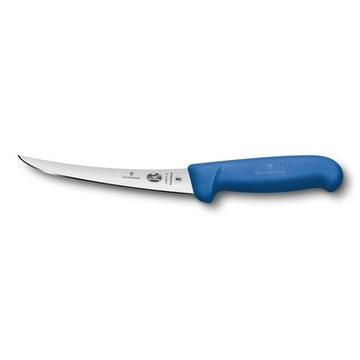 Fibrox, Ausbeinmesser, 15cm, gerade, flexibel, blau, Blister