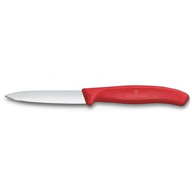Swiss Classic, Gemüsemesser, 2 Stück, 8cm, gerade, spitz, rot