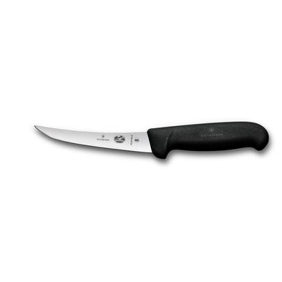 Fibrox, Ausbeinmesser, 12cm, gerade, flexibel, schwarz, Blister