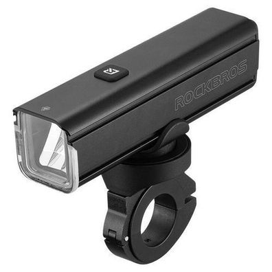 1000 lm Fahrrad-Frontlicht mit USB-C- und USB-A-Kabel - schwarz