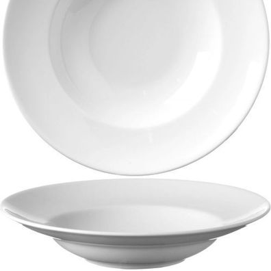 Pastateller Speciale, weiß, Durchmesser 265 x 50 mm - 6er-Set