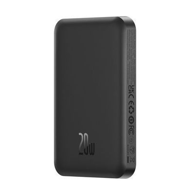 Mini-Powerbank 5000 mAh 20 W + USB-C-Kabel 20 V / 3 A schwarz