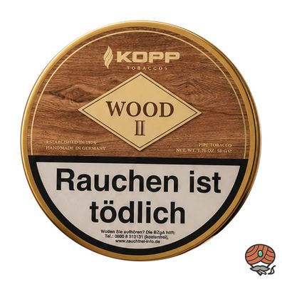 Kopp WOOD II Pfeifentabak 50g Dose