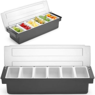 Behälterorganizer für Cocktailzutaten - 6 Einsätze