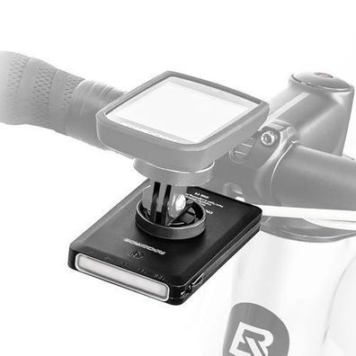 2-in-1-Fahrradfrontlicht (150 lm) mit 5000-mAh-Powerbank (IPX6) - Schwarz