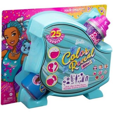 Mattel - Barbie Color Reveal Doll Violet and Blue Hair / from Assort - Mattel HBG41