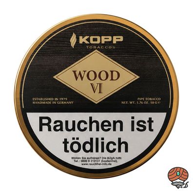 Kopp WOOD VI Pfeifentabak 50g Dose