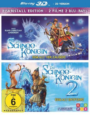 Die Schneekönigin 1 & 2 (3D Blu-ray) - Elite Film 5950586 - (B