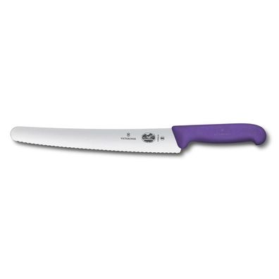 Fibrox, Brot- und Konditormesser, 26cm, Wellenschliff, lila, B