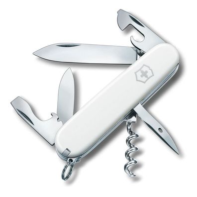 Taschenmesser mit 12 Funktionen Spartan, 91 mm, weiss, Blister