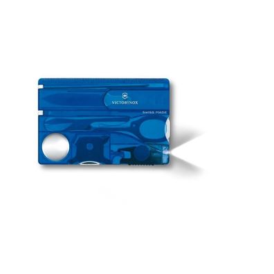 Swiss Card Lite, blau transparent, Blister