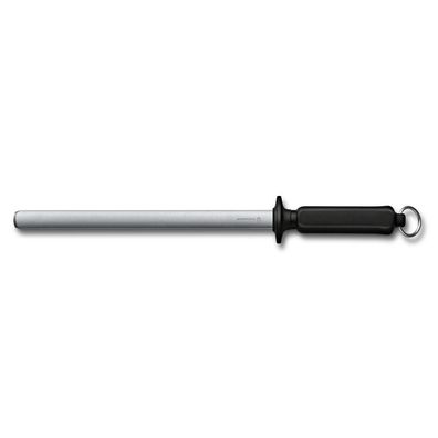 Küchenstahl, 26cm, diamantbeschichtet, rund, schwarz