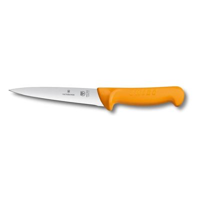Swibo, Ausbein- und Stechmesser, 18cm, gerade, orange, SB
