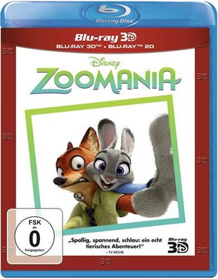 Zoomania (3D & 2D Blu-ray) - Sony Music BGY0144104 - (Blu-ray Video / Animation)