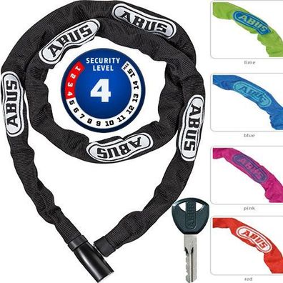 Kette 4804K, L = 75 cm, Ø = 4 mm, schwarz, Abus, 72483