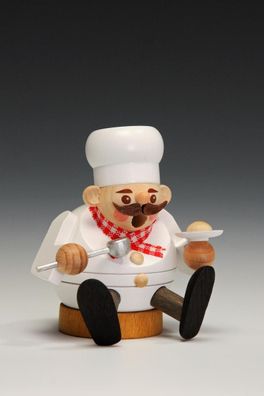 Räucherfigur Miniräuchermann Koch Höhe= 8cm NEU Räuchermann Rauchmann Räucherkerz