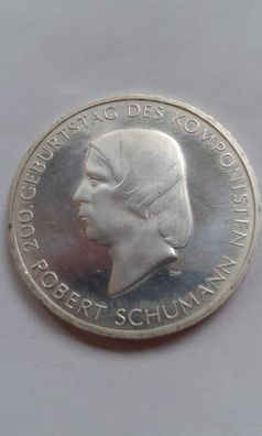 10 euro 2010 Schubert Komponist prägefrisch 10€ 2010 Schubert 18g Silber 925er