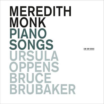 Meredith Monk: Piano Songs - ECM Record 002894810712 - (CD / P)