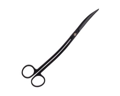 NatureHolic Scaping Scissors wave black - 25cm schwarze Pflanzenschere