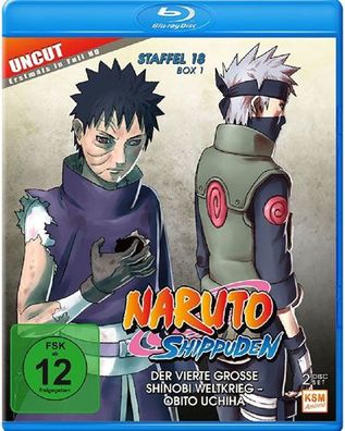 Naruto Shippuden Staffel 18 Box 1 (Blu-ray) - PLAION GmbH K5268 - (Blu-ray Video / An