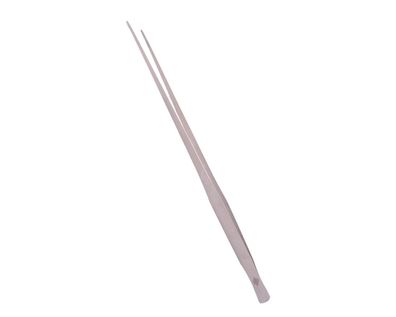 NatureHolic Scaping Tweezers straight silver - 48cm silberne Pflanzenpinzette