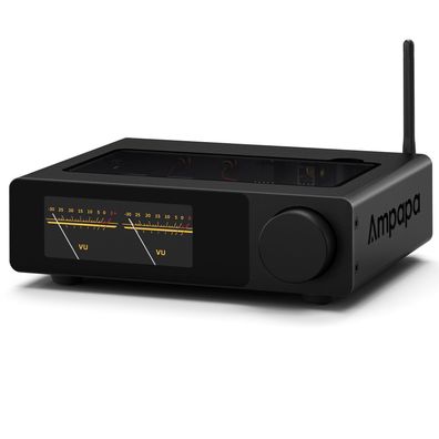 Ampapa D1 Bluetooth Stereo Verstärker 300W x2 mit VU-Meter und Fernbedienung