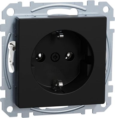 Schneider Electric Merten System M Schuko-Steckdose Unterputz 16 A schwarz