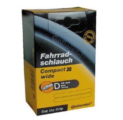 Continental Schlauch "Compact 20 Wide" 50-406, 20 Blitzventil 40