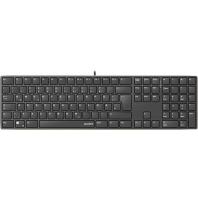 Speedlink - RIVA Slim Metal Scissor Keyboard, schwarz - DE Layout