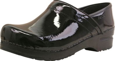 Sanita Clogs Damen Sandalen Original-Prof. Pat. Black