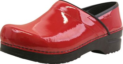 Sanita Clogs Damen Sandalen Original-Prof. Pat. Red
