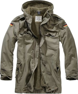 Brandit Jacke BW Parka Flag in Olive