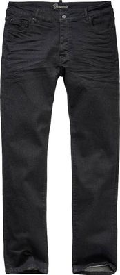 Brandit Hose Mason Denim Pants Unwashed in Black